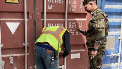 ضبط حاوية حجم ٤٠ قدم تحتوي على مواد كيمياوية في ميناء أم قصر الجنوبي 5 7640AA77 A712 47B7 8348 ABADD8A74867