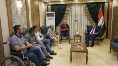 وكيل وزارة الداخلية لشؤون الاستخبارات يلتقي مجموعة من الجرحى مؤكداً على تلبية احتياجاتهم 6 IMG 20220412 WA0013