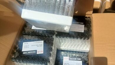 ضبط حاوية مستلزمات طبية مخالفة في منفذ ميناء أم قصر الشمالي 4 IMG 20220402 120026 085