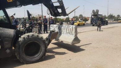 فتح خمسة أزقة و11 شارعاً في بغداد ورفع الكتل الكونكريتية (صور) 3 IMG 20220403 114057 222