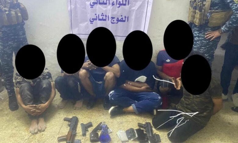 الشرطة الاتحادية تلقي القبض على عصابة من 6 أشخاص في بغداد 1 IMG 20220425 234810 481
