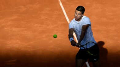 بطولة مدريد المفتوحة للتنس.. ألكاراث يُطيح بنادال ويلاقي دجوكوفيتش في نصف نهائي 3 4264737 329L4LL highres 1