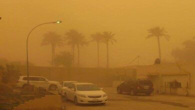 الديوانية تسجل 100 حالة اختناق بسبب العواصف الترابية 2 IMG 20220505 002656 360