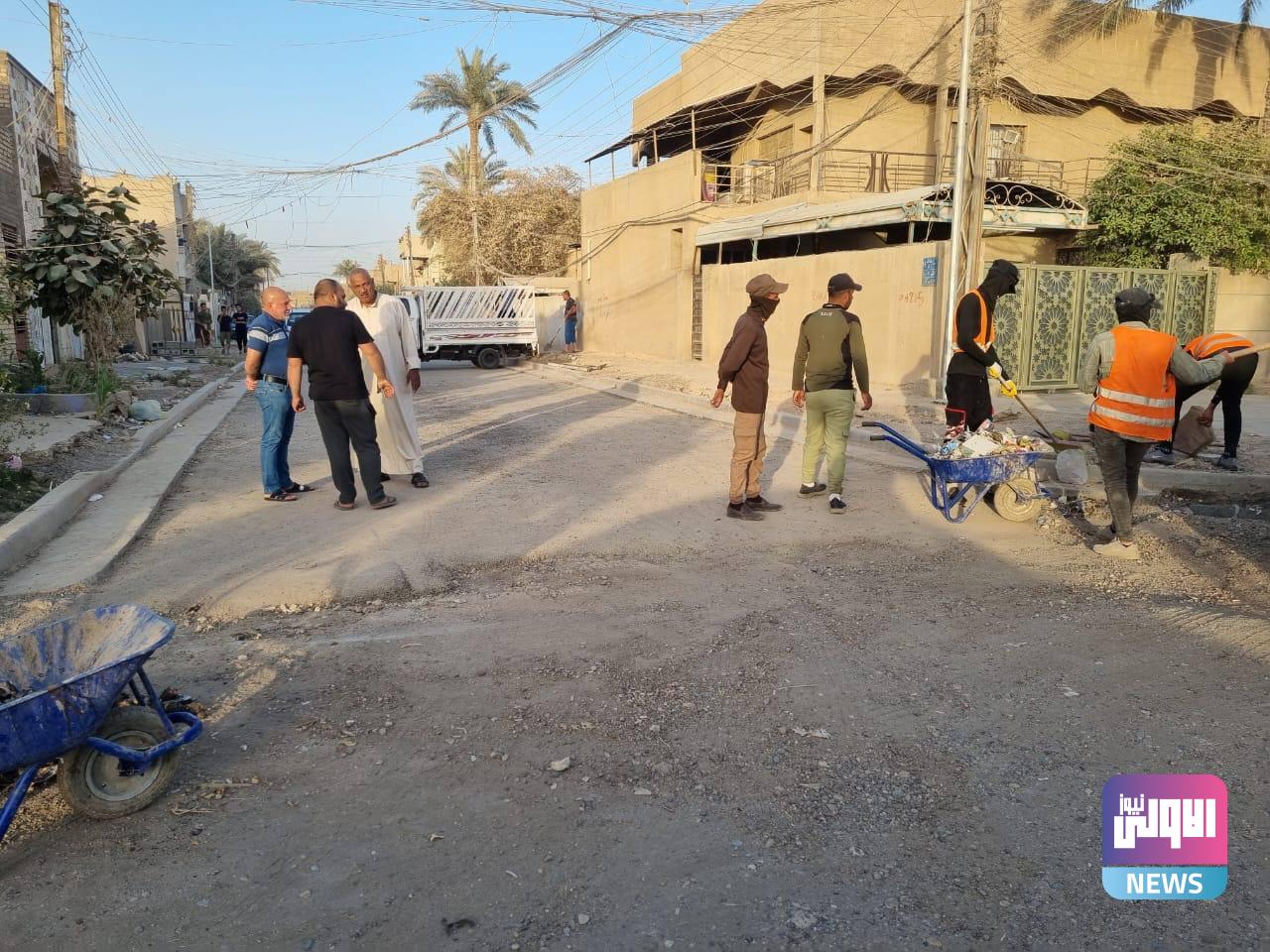امانة بغداد تعلن فتح عدداً من الازقة المغلقة في منطقة حي العامل غرب العاصمة 3 IMG 20220509 205002 892