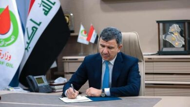 وزير النفط يؤكد العمل على تسريع خطط استثمار الغاز والطاقة النظيفة 3 IMG 20220516 160756 454