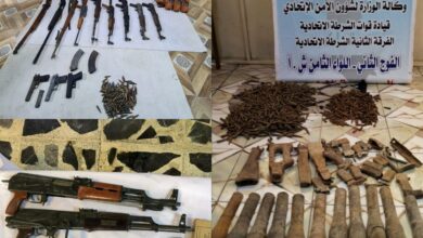 الشرطة الاتحادية تنفذ عمليات تفتيش وتضبط اسلحة واعتدة غير مرخصة في بغداد 4 IMG 20220517 174912 145