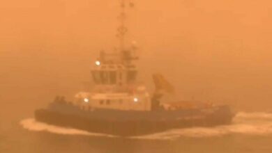 الموانئ: استمرار عمليات إرساء الناقلات النفطية رغم سوء الأحوال الجوية 4 IMG 20220523 185505 666