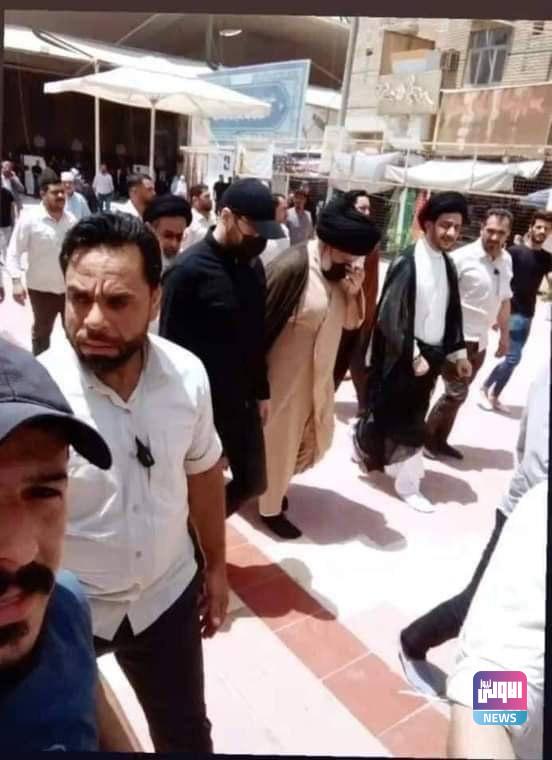 زعيم التيار الصدري مقتدى الصدر يجري زيارة إلى مرقد الإمام علي (ع) في محافظة النجف (صور) 5 E5B37349 58FE 4231 96D0 A52AD18EC71B