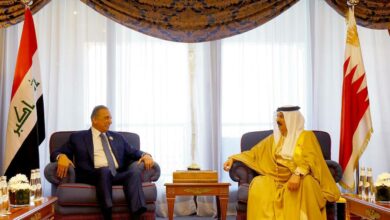 الكاظمي يبحث مع ملك البحرين التعاون الثنائي بين البلدين الشقيقين 4 IMG 20220716 164959 560