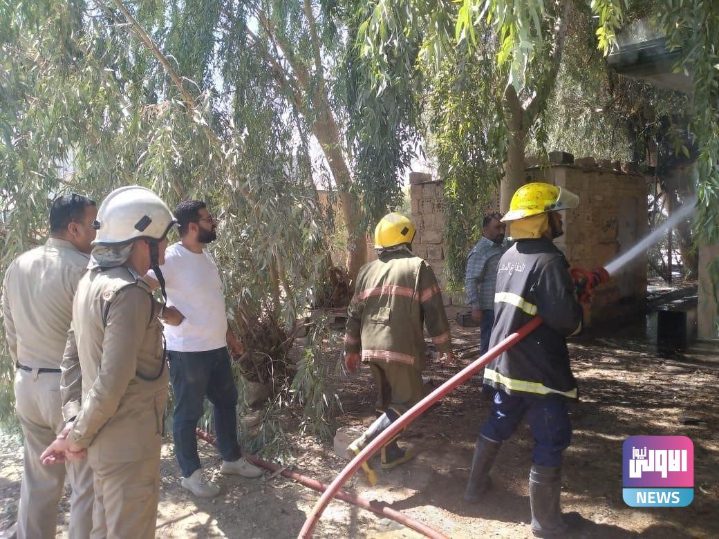 حريق يداهم مختبرات سايلو النجف وفرق الإطفاء تهرع لإخماده (صور) 9 IMG 20220725 151823 249