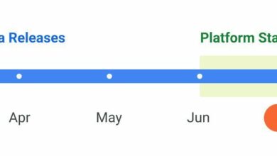 طرح الإصدار التجريبي الأخير من Android 13 والإصدار الرسمي هو 750x360 1