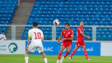 فوز كبير لتونس على البحرين في كأس العرب للشباب
