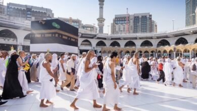 هيئة الحج: إزالة الحواجز الوقائية حول الكعبة المشرفة 4 59C03528 0E35 47AC 9D24 CC6481A02BC1