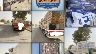 الكمارك التحري و مكافحة التهريب تضبط ١٦ شاحنة عند مدخل مدينة بغداد 2 8B715AB5 3792 43CD 8618 1B596377FF83
