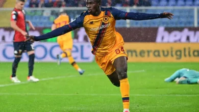 AS Roma of Ghana and striker Felix Afena Gyan