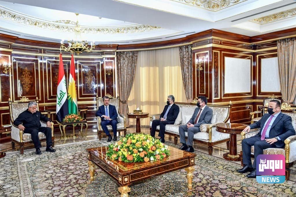 مسرور بارزاني للعامري: ندعم المحادثات القائمة على مبدأ قبول الآخر وتعزيز الثقة بين المكونات 1 IMG 20220814 181950 887