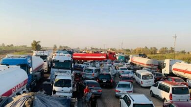 تكدس للمركبات عند مدخل العاصمة بغداد سيطرة العبايجي (صورة) 5 IMG 20220830 103633 222