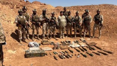 القبض على أربعة إرهابيين وضبط مستودع للاعتدة في محافظتين 2 upload 1660488525 56054653.jpeg