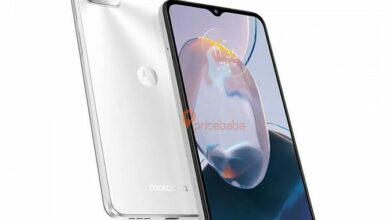 1663062352 453 تسريبات مصورة تستعرض تصميم وألوان هاتف Motorola Moto E22 672x430 1