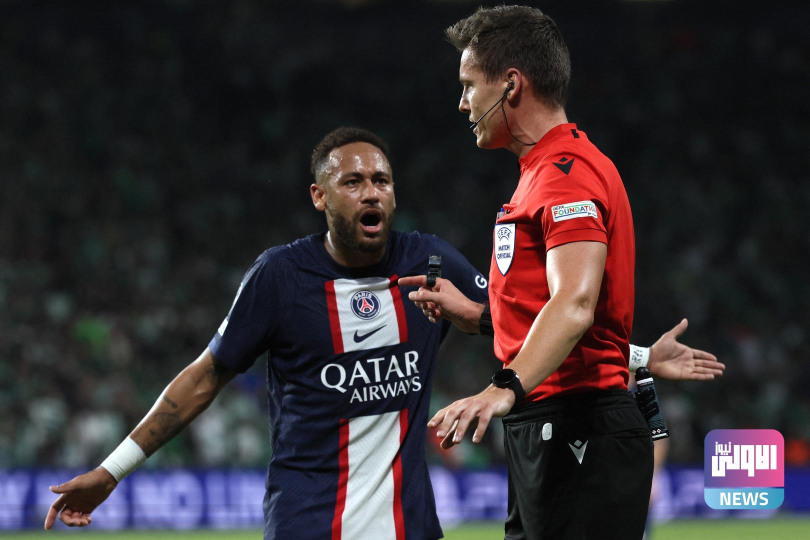 نيمار ينتقد حكم مباراة باريس سان جيرمان ومكابي حيفا 1 6323086a4c59b707056d4b32