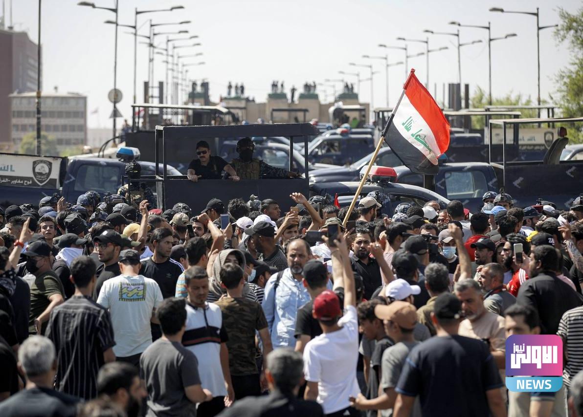 المتظاهرون يتجمعون في ساحة التحرير ويجددون رفضهم للمحاصصة 1 IMG 20220928 175941