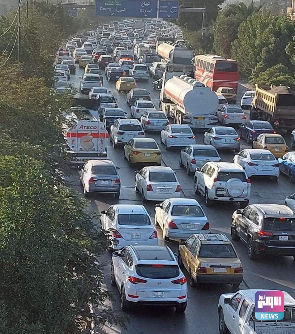 جملة قطوعات وزخم مروري في شوارع عدة 1 ربسيئ 954x1080 1