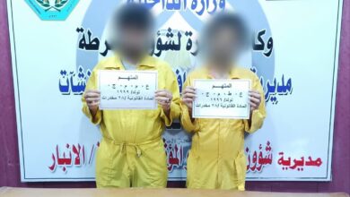 القبض على متهميْنِ بحوزتهما 1300 حبة مخدّرة في الأنبار 4 ٢٠٢٢٠٩١٥ ١٢٥٥٤٨