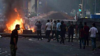 التجمع بالتحرير فقط.. إبعاد المتظاهرين من جسر الجمهورية بالقنابل الدخانية 3 1EAE9ADB E443 4AB6 BDE8 9D3C735F7C98