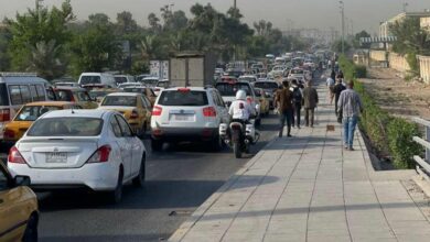 طرقات مغلقة وأخرى مزدحمة بالعجلات.. خارطة بشوارع بغداد قبيل جلسة انتخاب الرئيس (صور) 2 C5B139F6 D773 4009 98C7 027A2DF88479