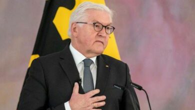 الرئيس الألماني يصل كييف في زيارة مفاجئة 3 IMG 20221025 085211 035