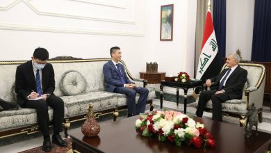رئيس الجمهورية يؤكد على أواصر الصداقة وآفاق التعاون بين العراق والصين 2 0194A06E B8DF 42E2 9063 D51710C2FF23