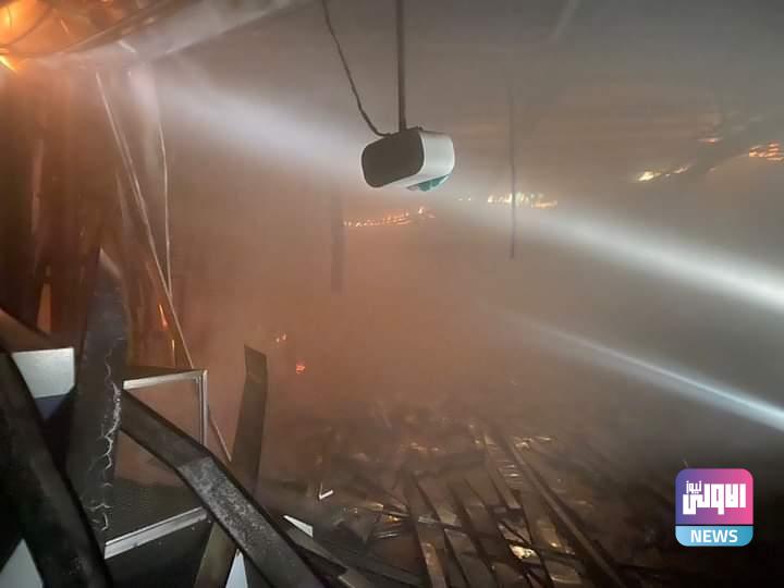 الدفاع المدني تخمد حريقاً التهم صالة نينوى بمطار بغداد الدولي (صور) 21 FB IMG 1668661342469