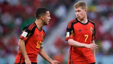 بعد الخسارة أمام المغرب.. مشادة بين هازارد ودي بروين 4 large 22