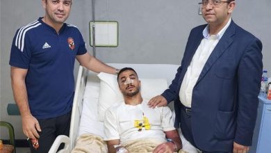 بعد جراحة الأنف.. محمد عبد المنعم يُغادر المستشفى 5 large