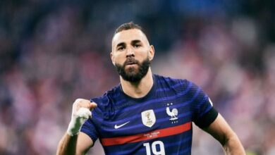 شاهد بنزيما يسجل هدف عالمي أمام الدنمارك 1