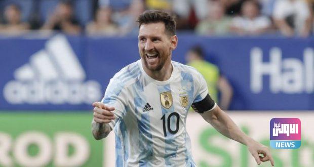 انجاز تاريخي لميسي مع الأرجنتين 1 ميسي يقود الأرجنتين لاكتساح استونيا ودياً