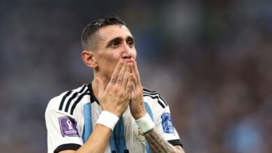 رقم فريد لدي ماريا مع الأرجنتين