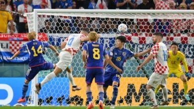 كراوتيا تبلغ ربع النهائي على حساب اليابان بركلات الترجيح 1