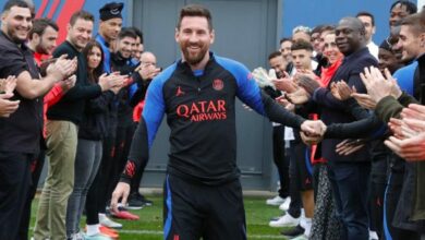 فيديو استقبال مميز لميسي في تدريبات سان جيرمان 1