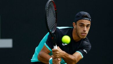 بطولة الأرجنتين المفتوحة للتنس.. سيروندولو يثأر لشقيقه ويهزم هوفمان 6 4351693 2022 06 21T150624Z 1706001666 UP1EI6L15YM35 RTRMADP 3 TENNIS EASTBOURNE