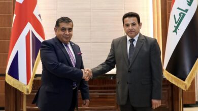 الأعرجي: الحكومة تعمل وفق مبدأ الحوار والدبلوماسية لحل الخلافات بالمنطقة 3 C970641B CA9E 481B 9375 DD048C475A95