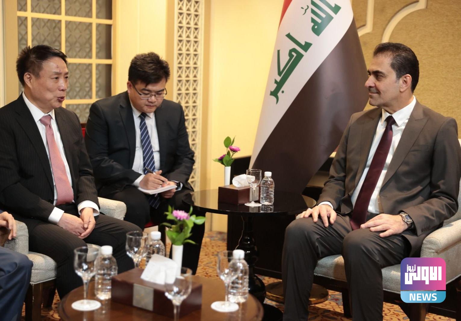 المندلاوي ومساعد وزير الخارجية الصيني يبحثان فتح مشاريع جديدة في البلاد 1 IMG ٢٠٢٣٠٢١٢ ١٤٥٩١٩