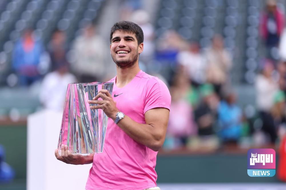بطولة إنديان ويلز للتنس.. ألكاراس يتوّج باللقب ويتصدر التصنيف 1 4664242 2023 03 19T154325Z 2078274815 MT1PANP2607240065 RTRMADP 3 TENNIS INDIAN WELLS 2023