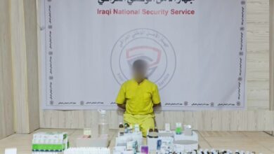 الأمن الوطني في البصرة يلقي القبض على صيدلاني يعمل بتجارة المخدرات 6 IMG 20230327 133532 999