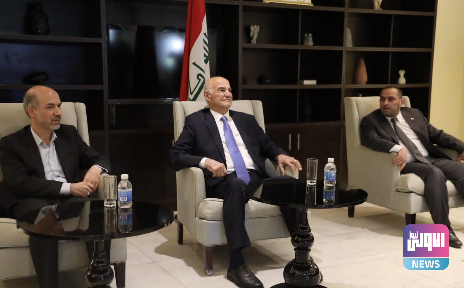 وزير الموارد المائية يبحث مع نظيره الإيراني أعمال مؤتمر بغداد الدولي الثالث للمياه 1 5A44BBCF 9B49 4C0D 8054 F48E65F5BE25