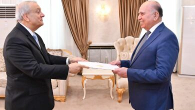 وزير الخارجية يتسلم أوراق اعتماد عشرة سفراء جدد 8 upload 1684078384 20553046652