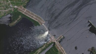 انهيار السد يرفع المياه في كاخوفكا 10 أمتار 4 IMG 20230606 154331 196