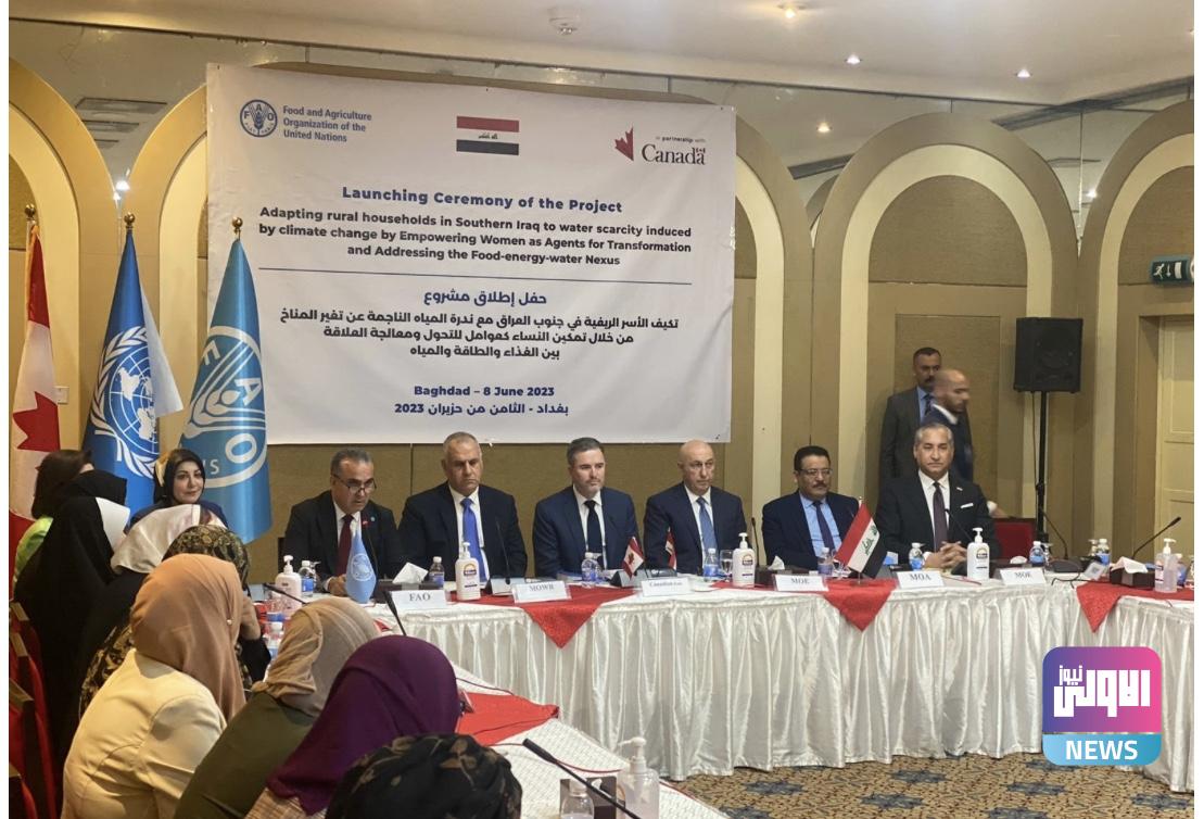 السفير الكندي: إطلاق مشروع لتكييف وضع جنوب العراق مع تغير المناخ 1 IMG 4638