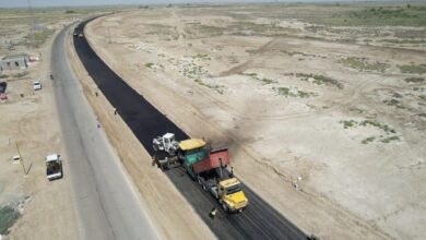 محافظ ذي قار يعلن إنجاز الممر الثاني من طريق الفجر ـ آل بدير 2 IMG 5368