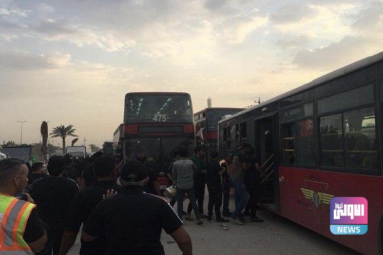 النقل: خطة مزدوجة لتفويج الزائرين لكربلاء المقدسة وتأمين نقلهم خارج المدينة 1 IMG 7402